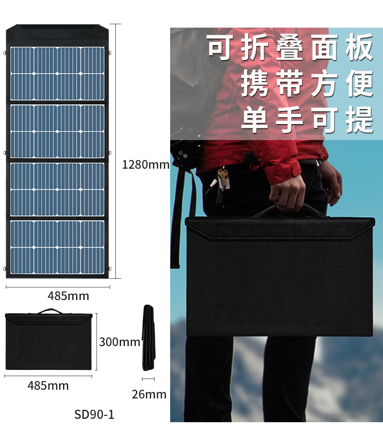 90W太阳能电池板图片详情